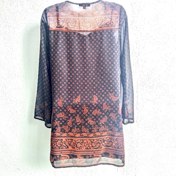 Be Bop women's silk blouse size S - Picture 6 of 7